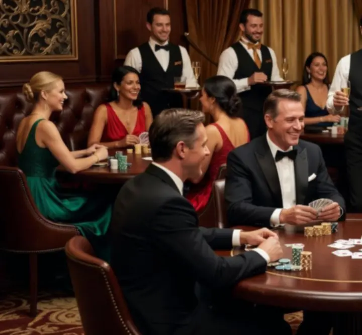Galeria zdjęć z eleganckich pokerowych wieczorów offline